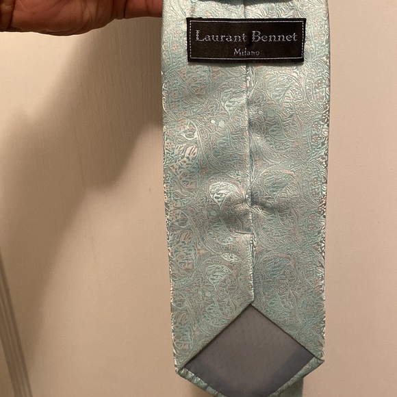 Mint Green Laurant Bennet tie - Picture 2 of 4